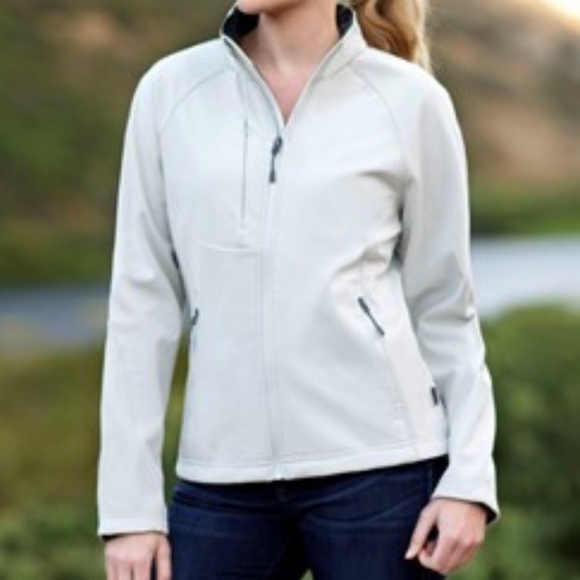 Landway Jackets & Blazers - 🛑SOLD🛑Landway Soft Shell Blue zip jacket Extra small